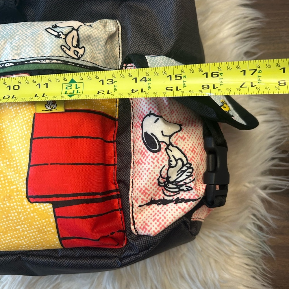 Snoopy Multi-Color Graphic Canvas Backpack - Picture 12 of 16